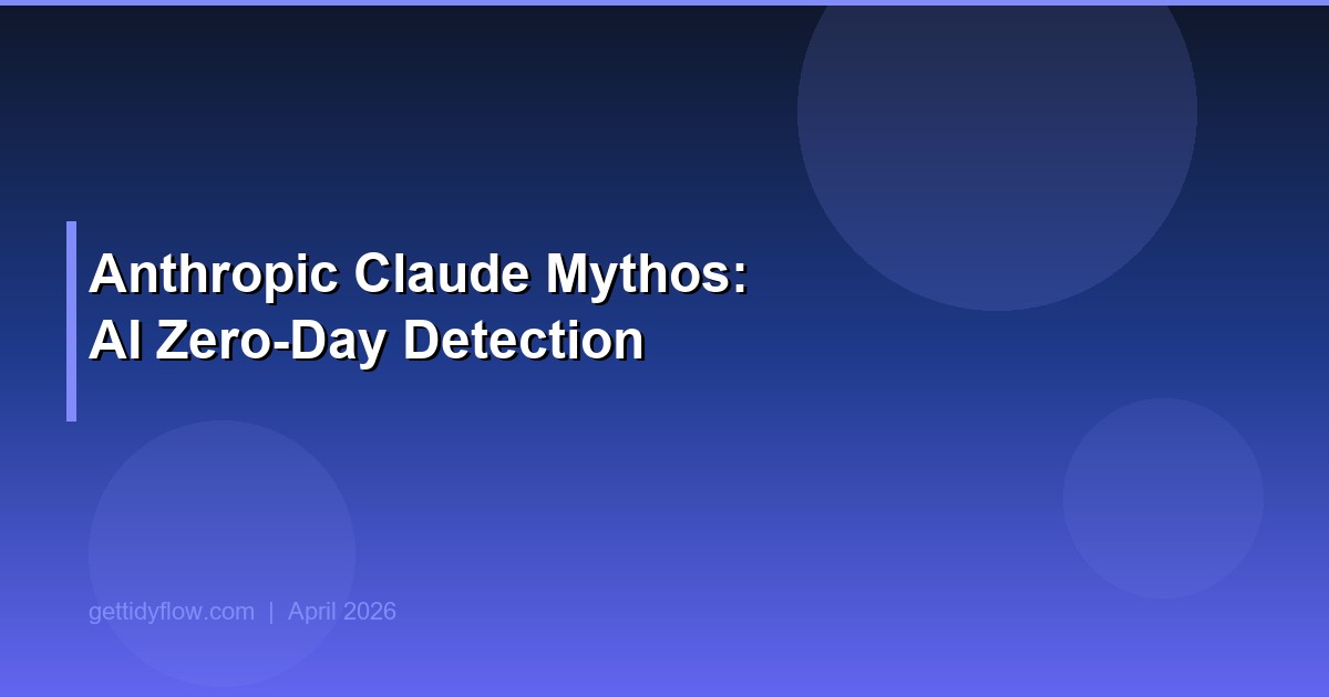 Anthropic Unveils Claude Mythos: A Frontier AI Model That Finds Zero-Day Vulnerabilities — And Won't Be Released to the Public