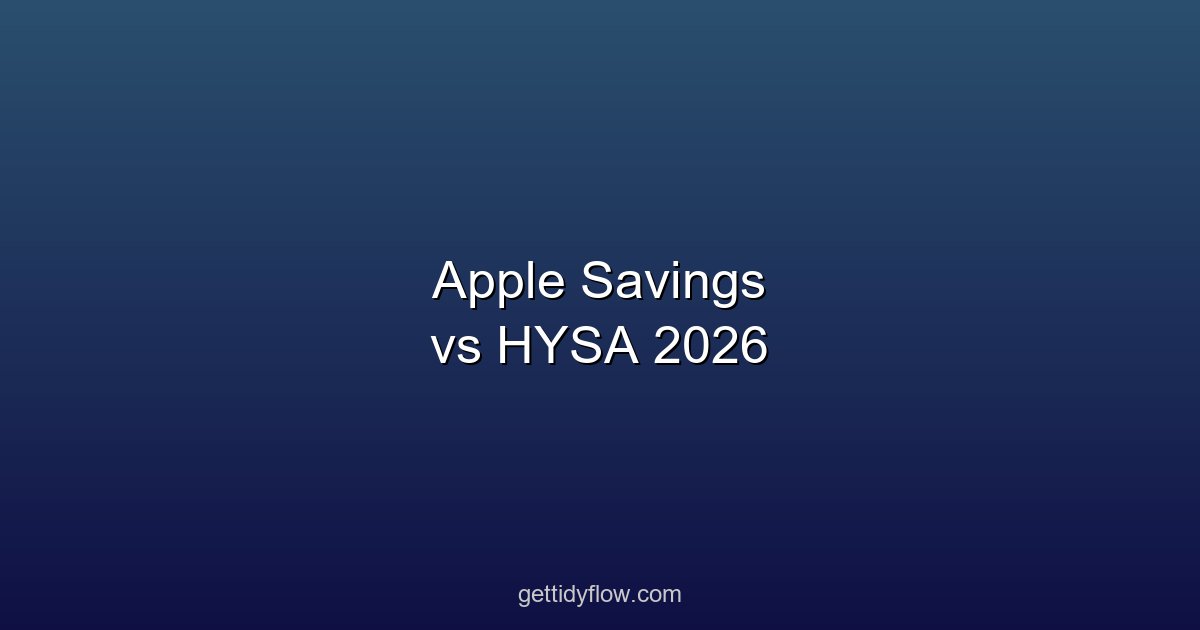 Apple Savings Account vs High-Yield Savings 2026: Rate, Limits, and What You Give Up