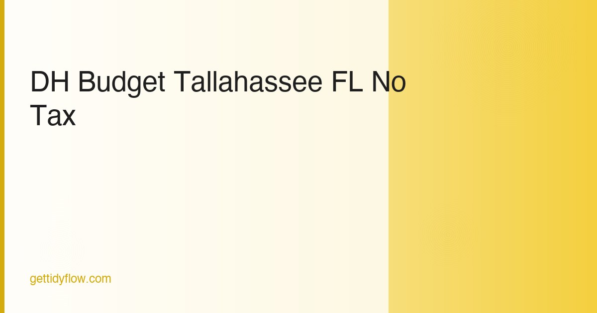 Dental Hygienist Budget Template for Tallahassee, FL (2026 Guide)