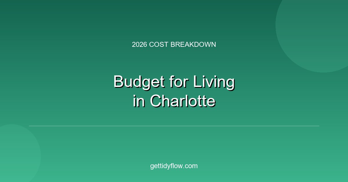 How to Budget for Living in Charlotte (2026 Cost Breakdown)