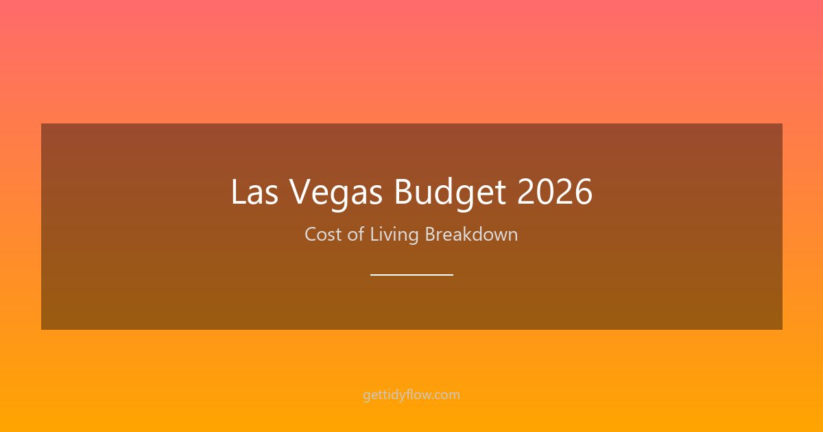 How to Budget for Living in Las Vegas (2026 Cost Breakdown)