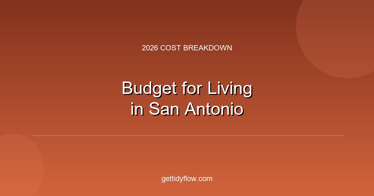 How to Budget for Living in San Antonio (2026 Cost Breakdown)