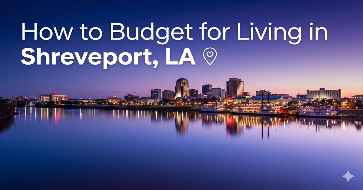 How to Budget for Living in Shreveport, LA (2026 Cost Breakdown)