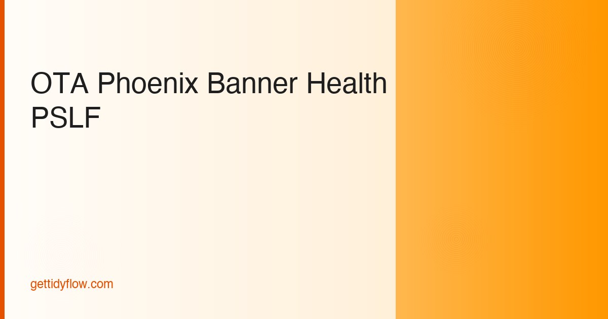 Occupational Therapy Assistant Budget Template for Phoenix, AZ (2026 Guide)