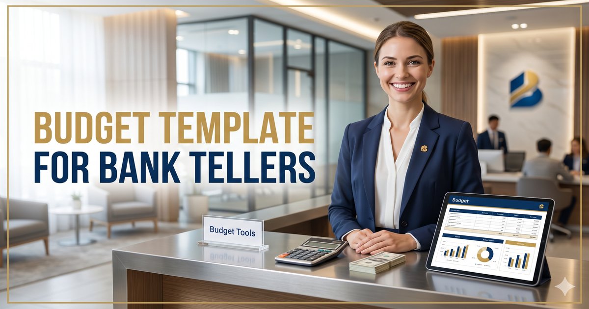 Budget Template for Bank Tellers: 401k Match, Career Growth, and Work Wardrobe