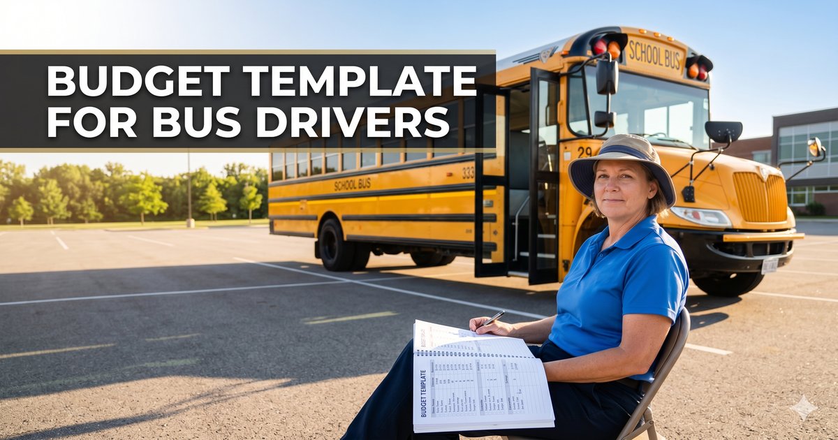 Budget Template for Bus Drivers: Handle Split Shifts, CDL Costs, and Union Benefits
