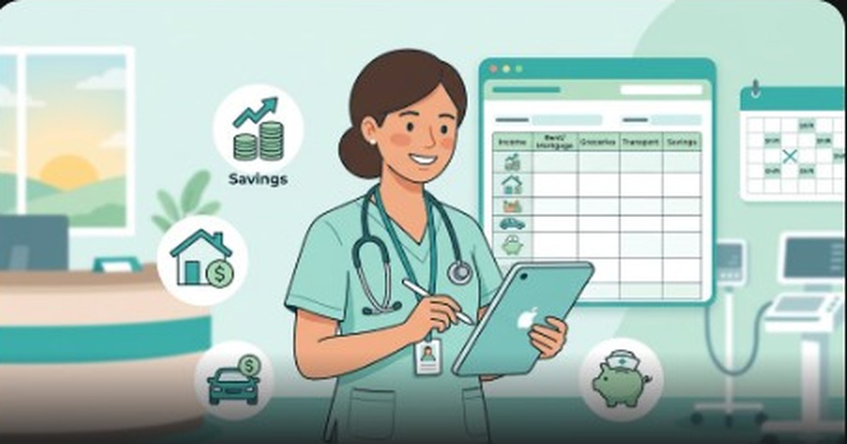 Budget Template for Certified Nursing Assistants (CNAs): Stretch Your $33K–$40K Salary