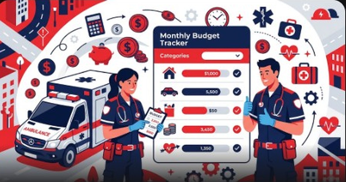Budget Template for EMTs and Emergency Medical Technicians: Survive on $33K–$45K