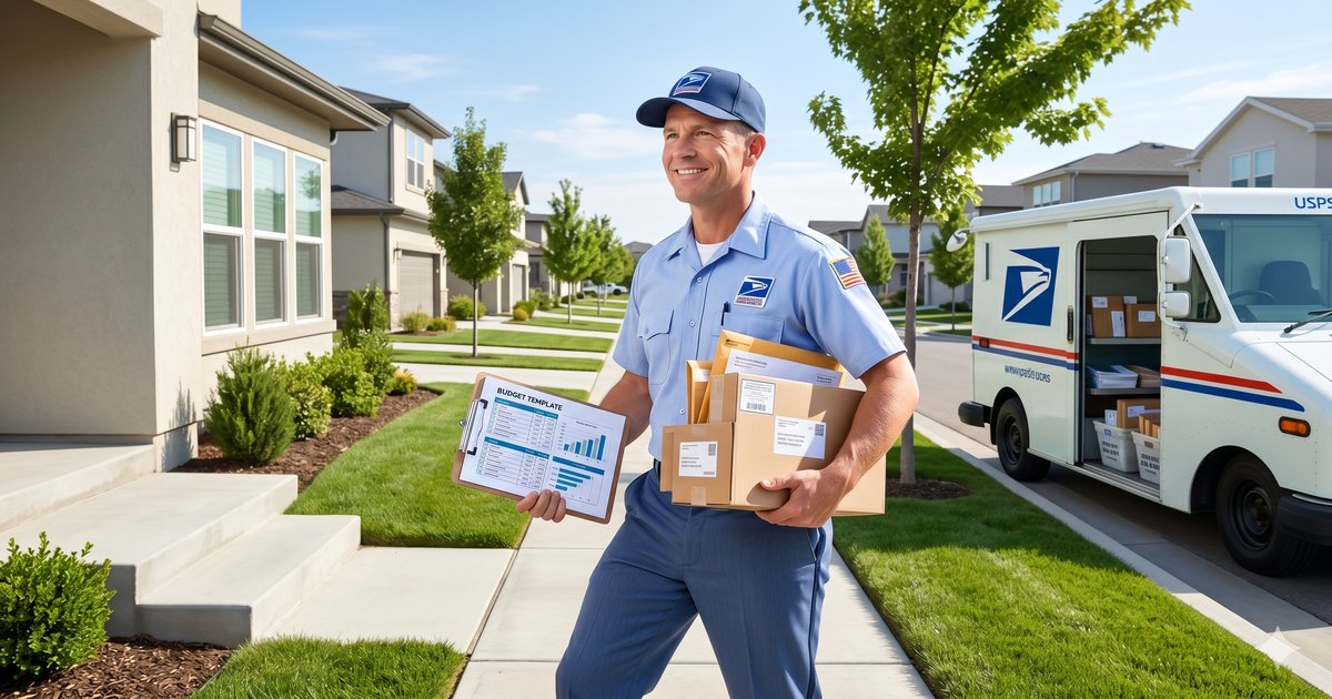 Budget Template for Mail Carriers: Maximize TSP, FEHB, and Federal Benefits