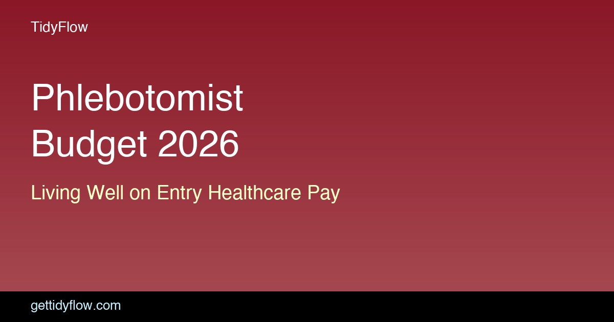 Budget Template for Phlebotomists: Monthly Finance Guide (2026)