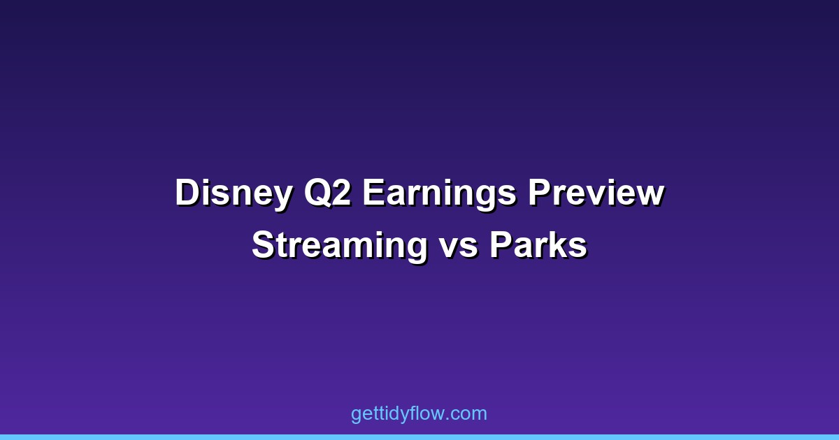 Disney Q2 FY2026 Earnings Preview: Can Streaming Profits Offset Parks Headwinds?