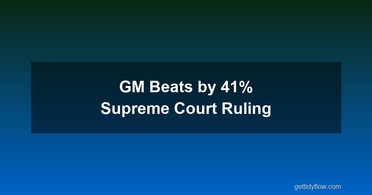 GM Beats Earnings by 41%, Raises 2026 Guidance After Supreme Court Tariff Refund