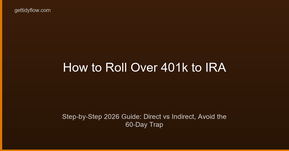 How to Roll Over a 401(k) to an IRA: Step-by-Step Guide for 2026