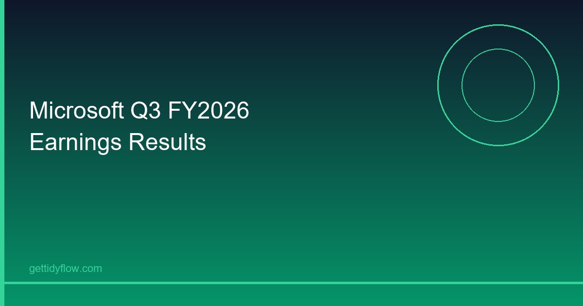 Microsoft Q3 FY2026 Earnings Results: Azure Growth, OpenAI Impact, and Copilot Revenue