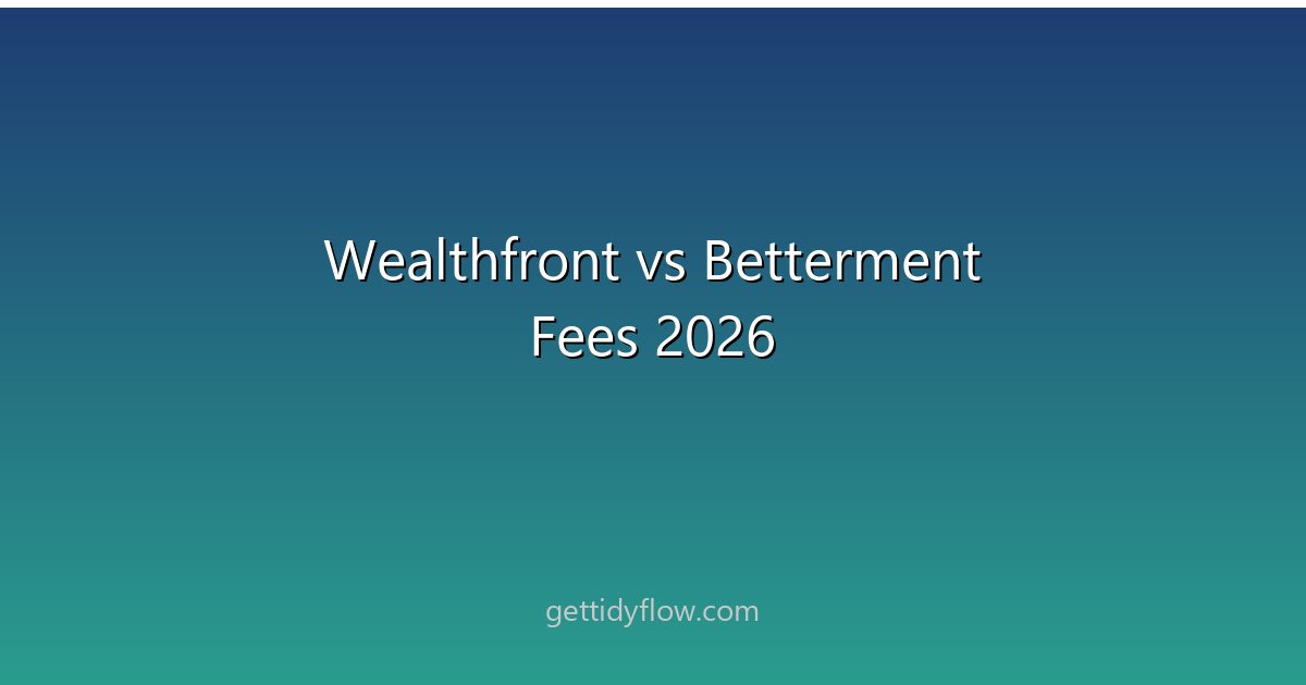 Wealthfront vs Betterment Fees 2026: A Complete Cost Comparison